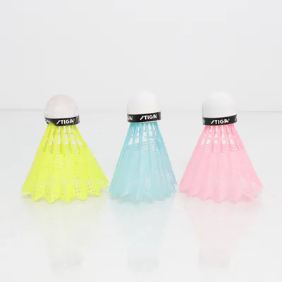 Shuttlecock (Yellow, Blue, Pink) from Tiga