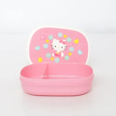Lunch box (Pink, Multicolored)