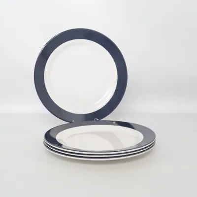 Bord (Blauw, Wit) van Biltema