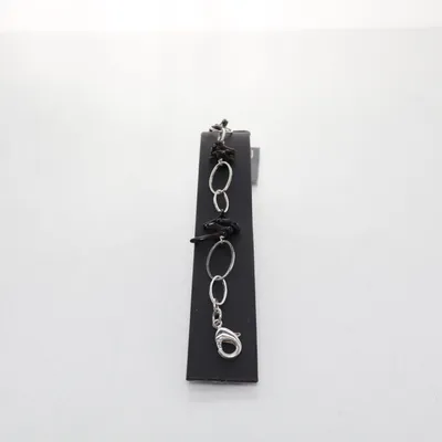 Bracelet (Silver, Black) from Åska Unknown metal