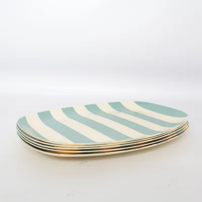 Assiette (Vert, Beige) de Rice