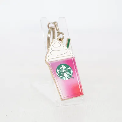 Nyckelring (Rosa, Vit, Grön) från Starbucks