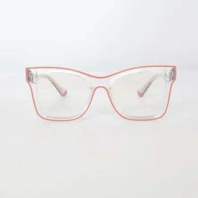 Glasses (Red, Transparent)