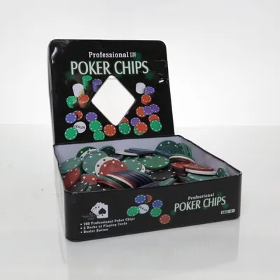 Poker chips (Flerfarvet) fra Texas Hold'em