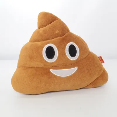 Coussin décoratif (Poop) de Emoji Polyester