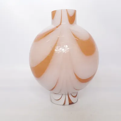 Vas (Mycket stor vas / skulptur i  glas i nyskick!) från Ellos Home