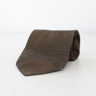 Tie (Black, Yellow) from Michaelis Silk
