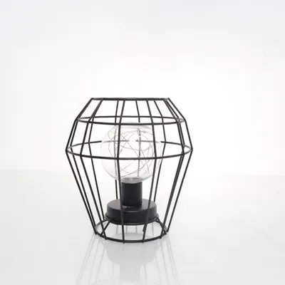 Bordslampa (Svart, Transparent)