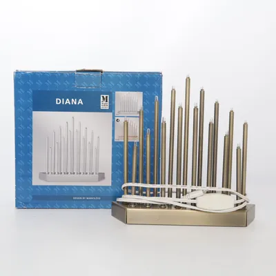 Elektrisk adventsljusstake (Silverfärgad) från Markslöjd