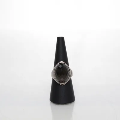 Ring (Silverfärgad, Brun) Okänd metall
