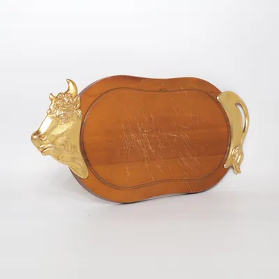 Skærebræt (Brun, Guld)
