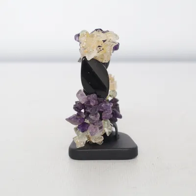 Bracelet (Violet, Jaune, Noir) Métal inconnu