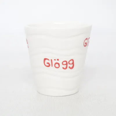 Mugg (Vit, Röd) från Dorre