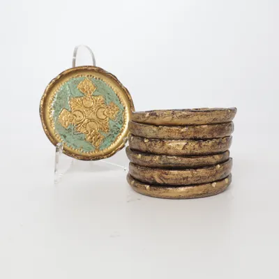 Coasters (Flerfarvet, Guld)