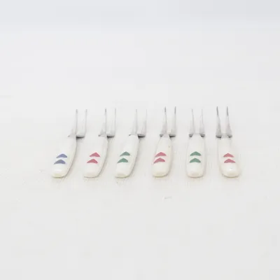 Shellfish cutlery (White, Multicolored)