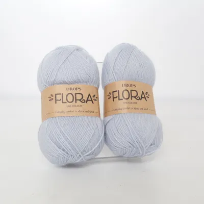 Yarn (Flora) from Drops Alpaca wool