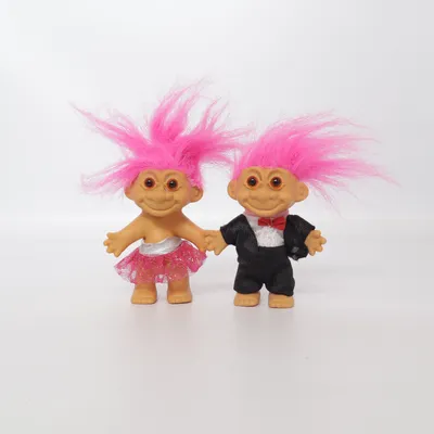 Doll (Pink, Black, Multicolored) from Troll
