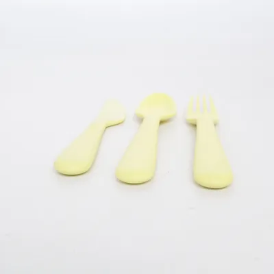 Children's cutlery (Yellow) from IKEA