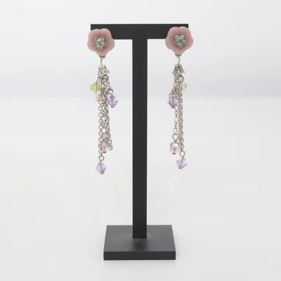 Örhängen (Lila, Flerfärgad) Okänd metall