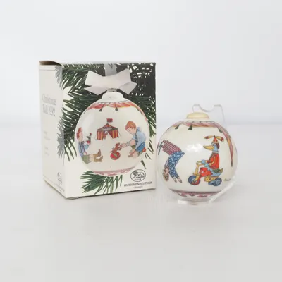 Christmas ornament (White, Multicolored) from Hutschenreuther