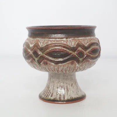 Serving bowl (Brown, Gray, Multicolored)