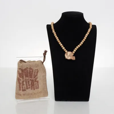 Halsband (Beige) från Wood Fellas Okänd metall