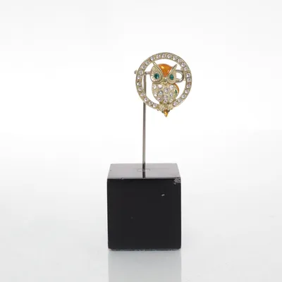 Brooch (Gold, Multicolored) Unknown metal