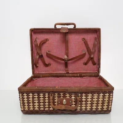 Picknickväska (Brun, Beige)