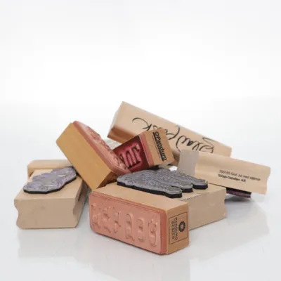 Rubber stamp from Panduro Hobby