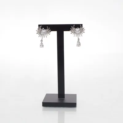 Örhängen (Silverfärgad) Okänd metall