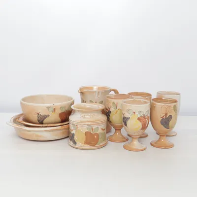 Service (Beige, Flerfarvet) fra La Poterie Provence France