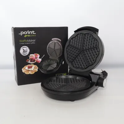 Waffle iron (Black, Silver) from Point
