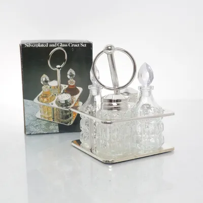 Salt & Pepparkar (Silverfärgad, Transparent)