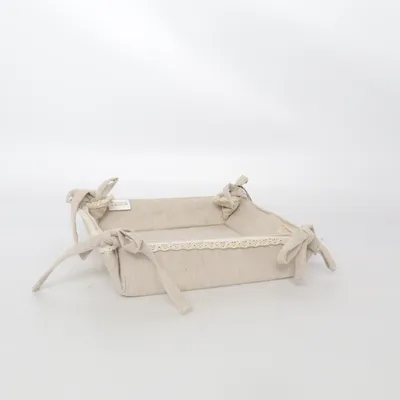 Rietenmand (Beige) van Bomull