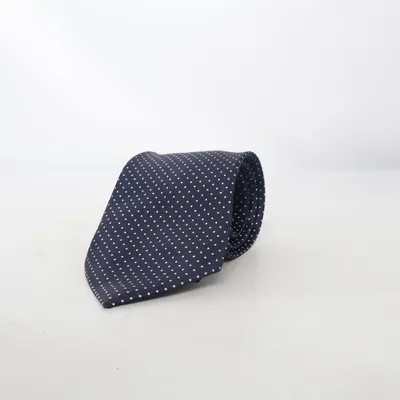 Tie (Blue, White) from S & W Silk