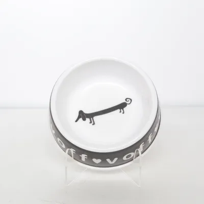 Matskål (Svart, Vit) från Melamine Ware