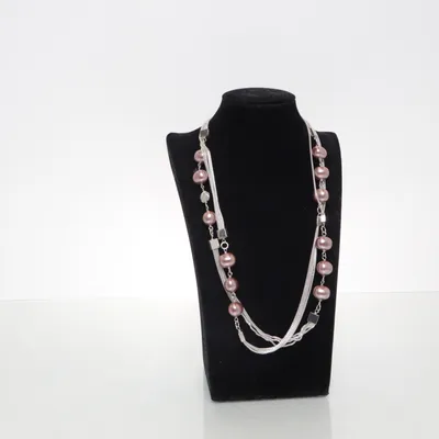 Halsband (Silverfärgad, Rosa) från Saks Fifth Avenue Okänd metall