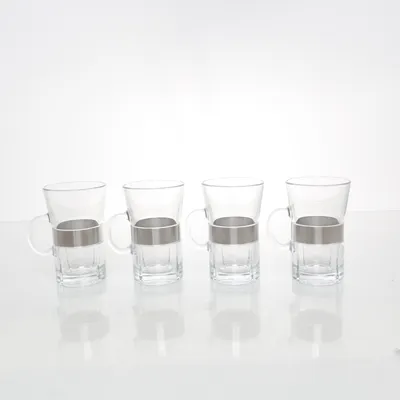 Irish coffee glas (Transparent, Silverfärgad) från Rosendahl