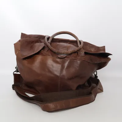 Sac à main (Marron) de Zara Man Cuir, Polyester
