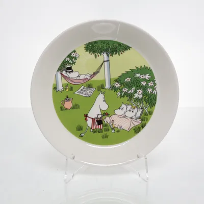 Tallrik (Vit, Flerfärgad) från Moomin by Arabia