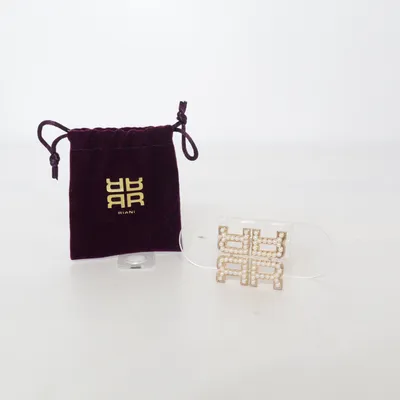 Broche (Lila, Goud) van Riani Onbekend materiaal