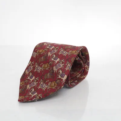 Slips (Röd, Flerfärgad) från Salvatore Ferragamo Silke