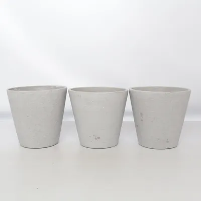 Blumentopf (Grau)