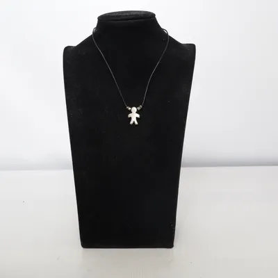 Collier (Noir, Argent) de Orchid Métal inconnu