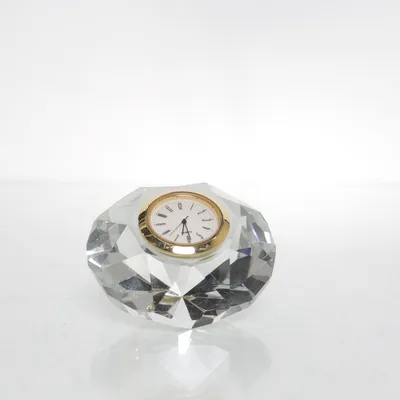 Bordsklocka (Transparent, Guldfärgad) från Quartz  