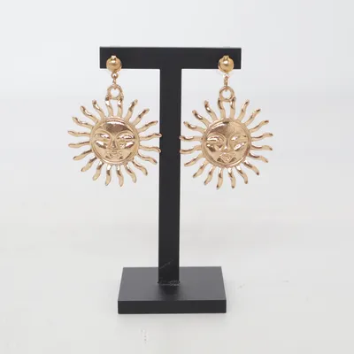 Boucles d'oreilles (Or) Métal inconnu