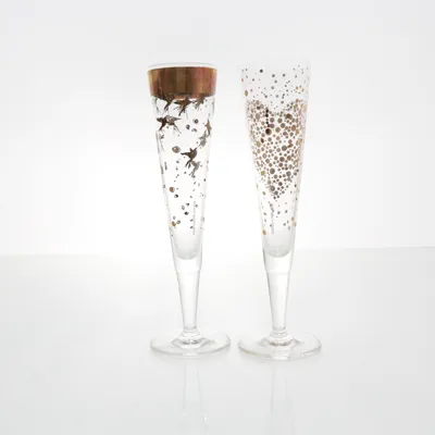 Champagneglas (Transparant, Goud) van Ritzenhoff