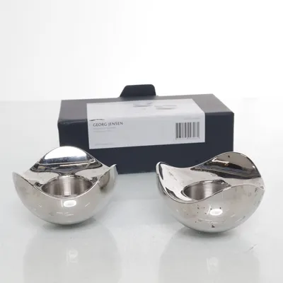 Ljuslykta (Silverfärgad) från Georg Jensen