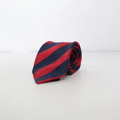 Cravate (Rouge, Bleu) de Notch Soie