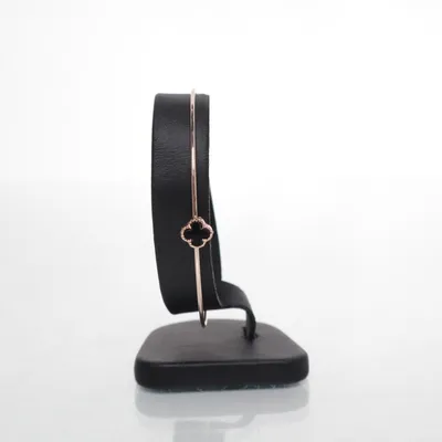 Armring (Guldfärgad, Svart) Okänd metall